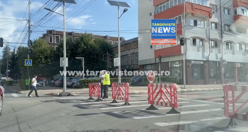 Atenție, șoferi! Traficul este restricționat în centrul orașului Târgoviște din cauza manifestărilor prilejuite de sărbătoarea Sf.Nifon